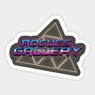 ROGUES GALLERY 80s Text Effects 3 Sticker